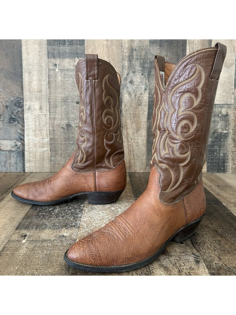 Nocona Vintage Bullhide Western Cowboy Boots Mens 11.5 B